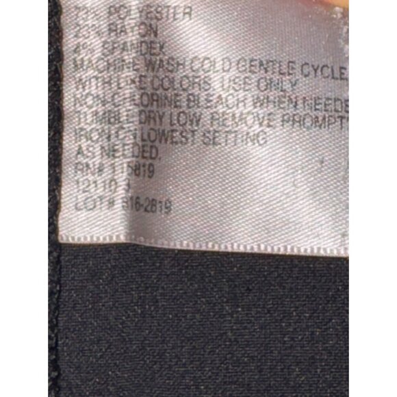 Worthington Black Modern Fit Womens Pants Size 16 Short - Picture 5 of 8